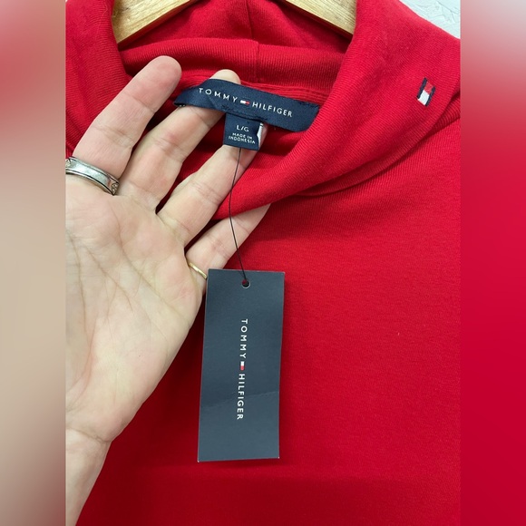 NWT Tommy Hilfiger Red Turtleneck Shirt, Size L (See measurements) - Picture 3 of 6